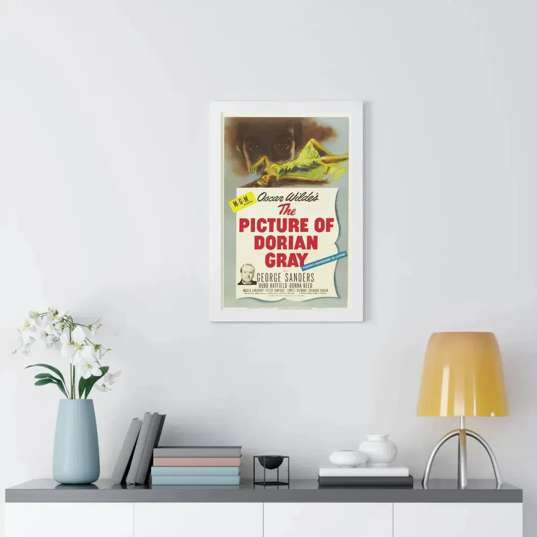 THE PICTURE OF DORIAN GRAY 1945 - Framed Movie Poster - The Sticker Space
