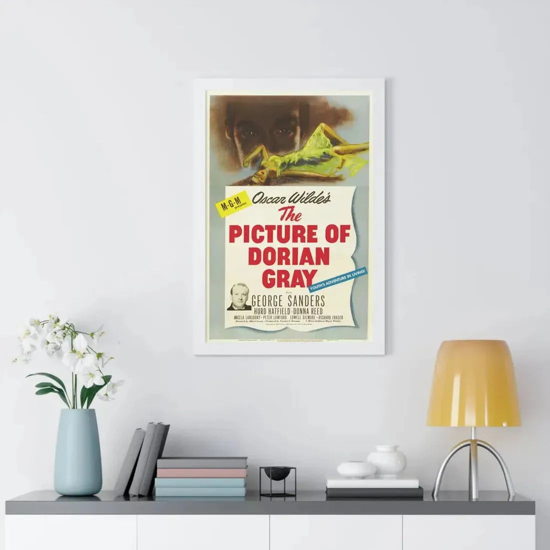 THE PICTURE OF DORIAN GRAY 1945 - Framed Movie Poster - The Sticker Space