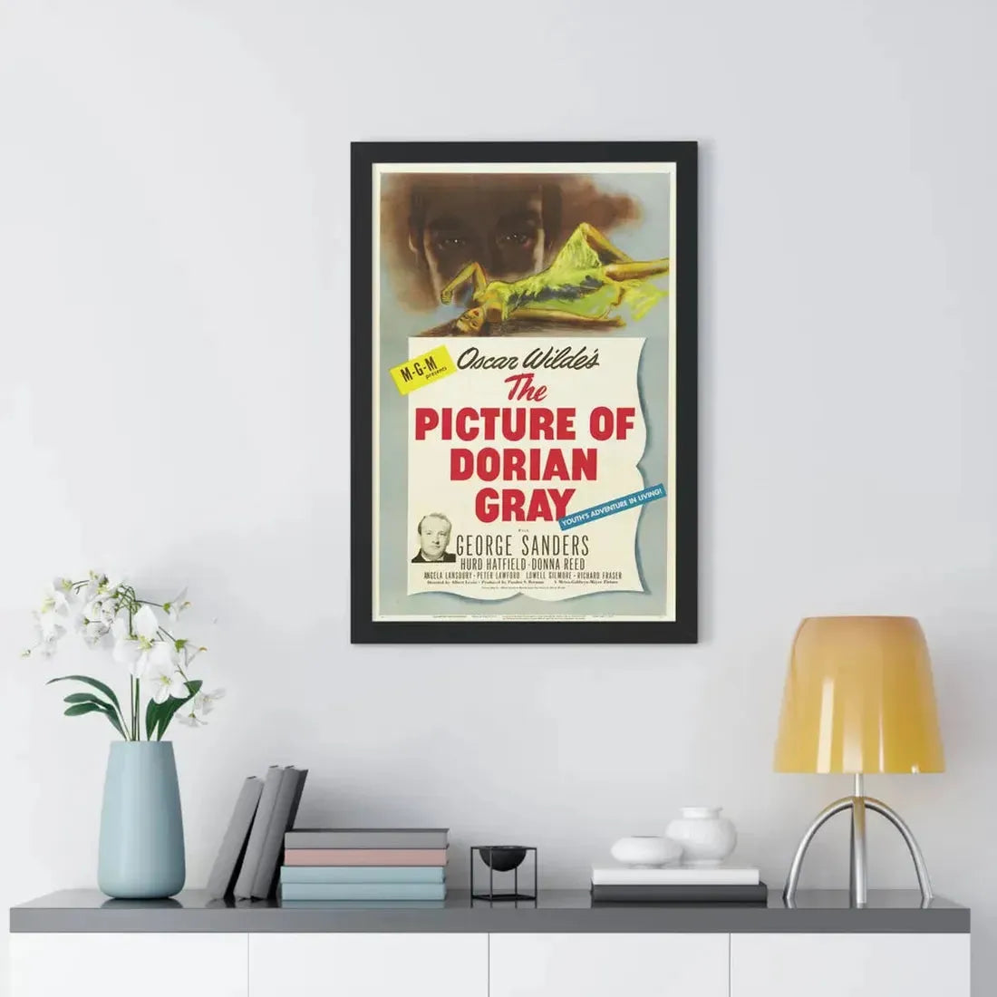 THE PICTURE OF DORIAN GRAY 1945 - Framed Movie Poster - The Sticker Space