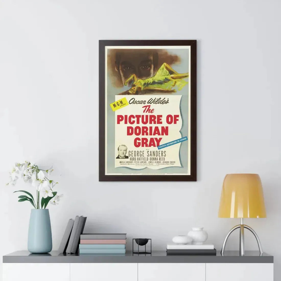 THE PICTURE OF DORIAN GRAY 1945 - Framed Movie Poster - The Sticker Space