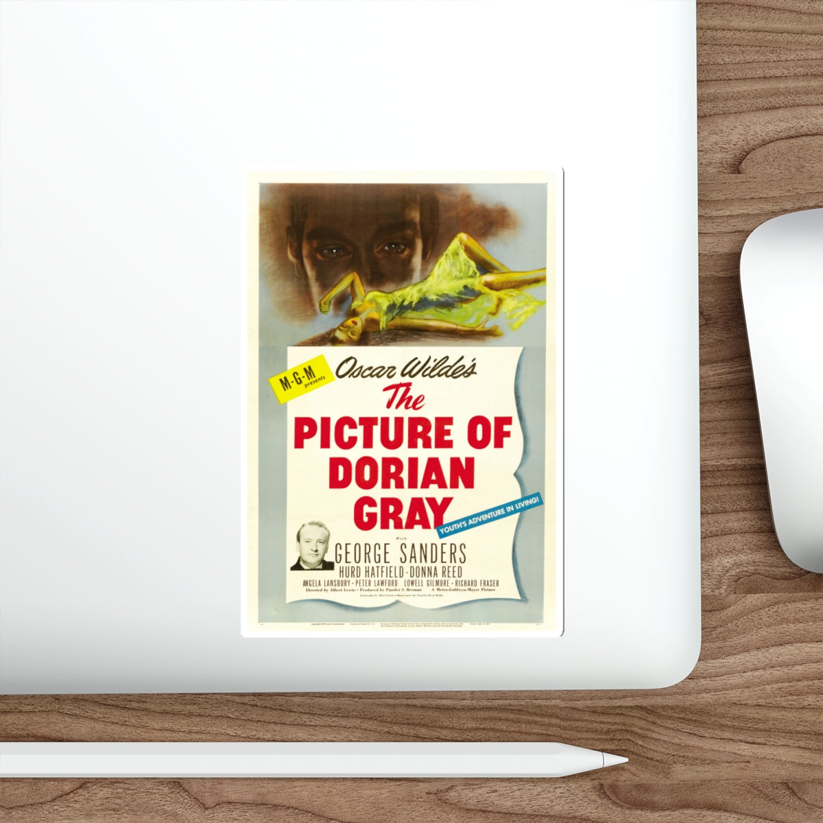 THE PICTURE OF DORIAN GRAY 1945 Movie Poster STICKER Vinyl Die-Cut Decal-The Sticker Space