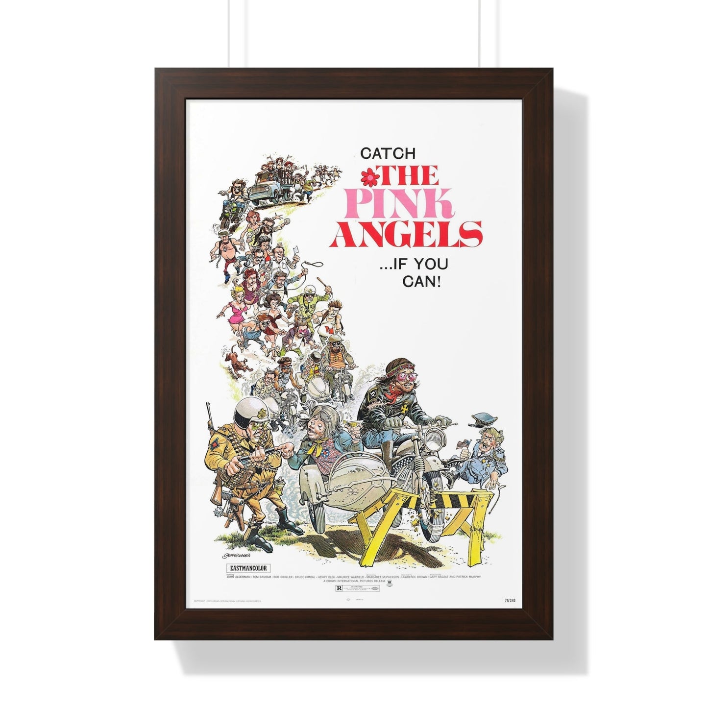 THE PINK ANGELS 1971 - Framed Movie Poster-16″ x 24″-The Sticker Space