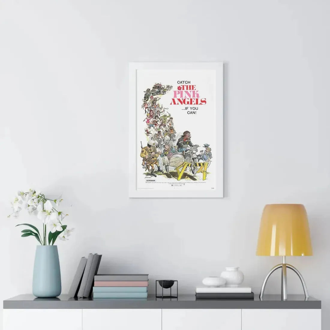 THE PINK ANGELS 1971 - Framed Movie Poster - The Sticker Space