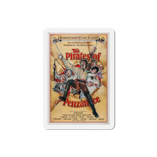 The Pirates of Penzance 1983 Movie Poster Refrigerator Magnet 2 Inch - The Sticker Space