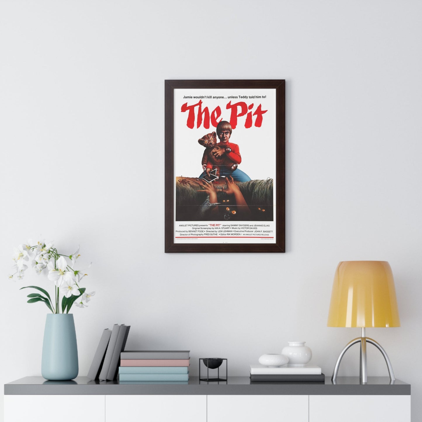 THE PIT 1981 - Framed Movie Poster-The Sticker Space