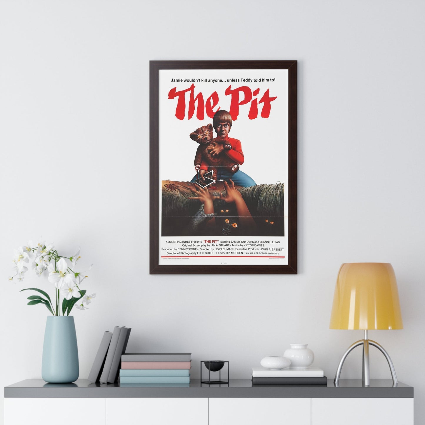 THE PIT 1981 - Framed Movie Poster-The Sticker Space