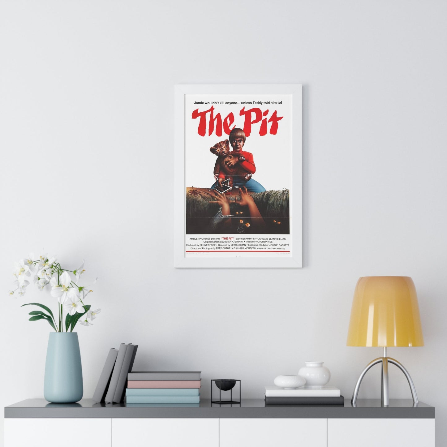 THE PIT 1981 - Framed Movie Poster-The Sticker Space