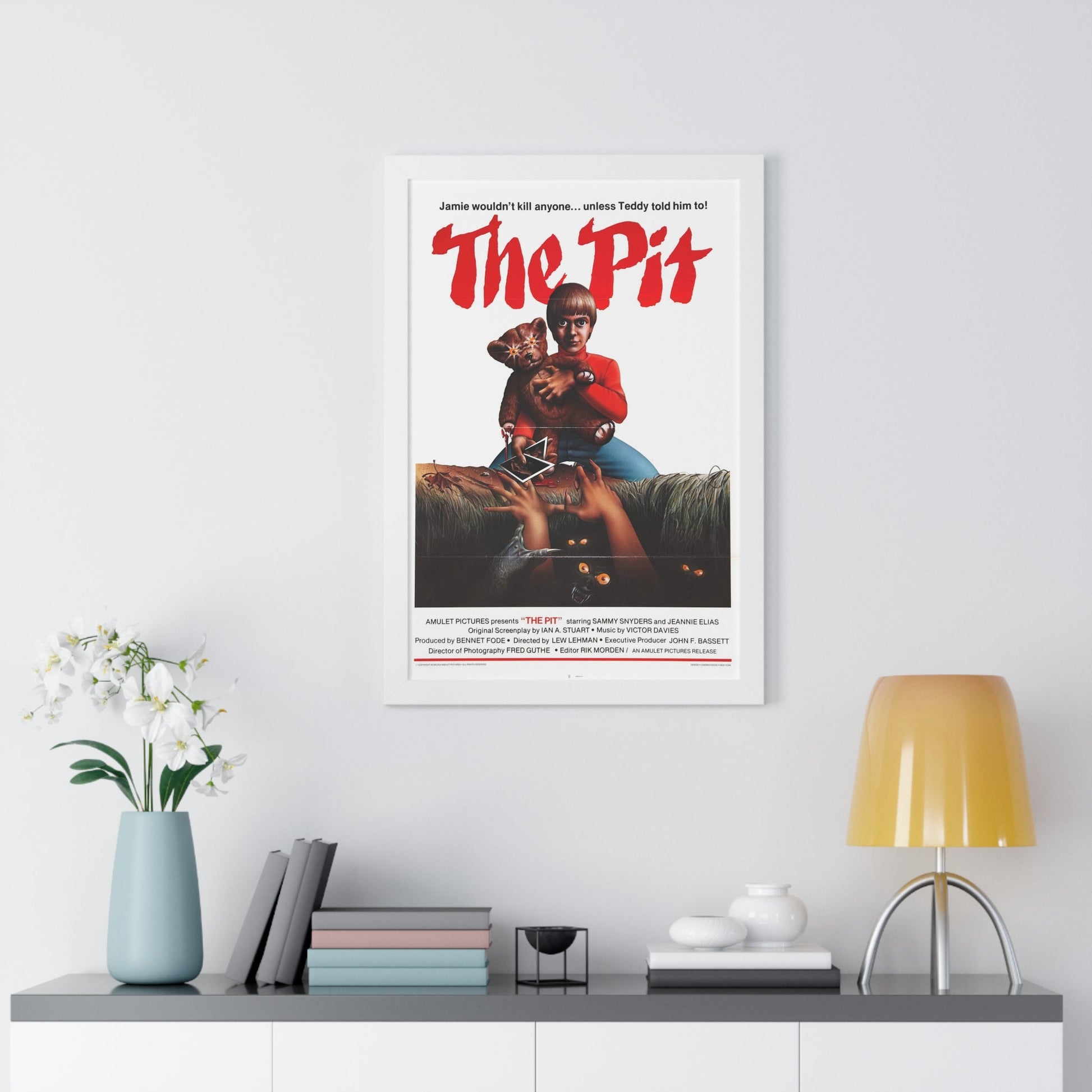 THE PIT 1981 - Framed Movie Poster-The Sticker Space