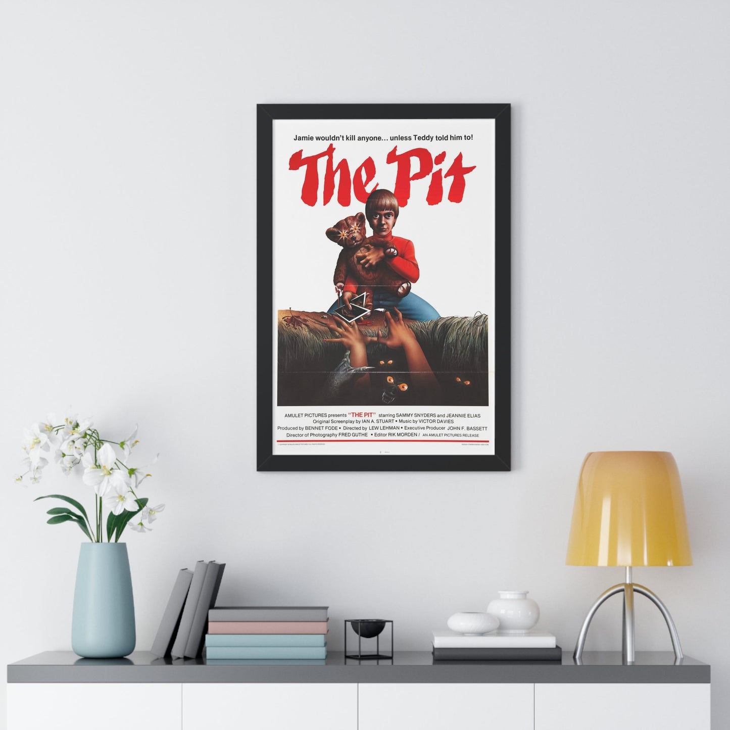 THE PIT 1981 - Framed Movie Poster-The Sticker Space