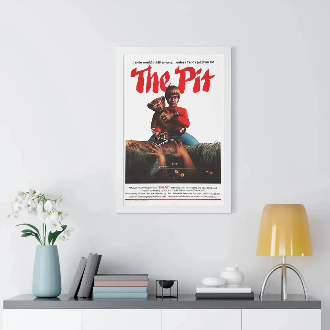 THE PIT 1981 - Framed Movie Poster - The Sticker Space