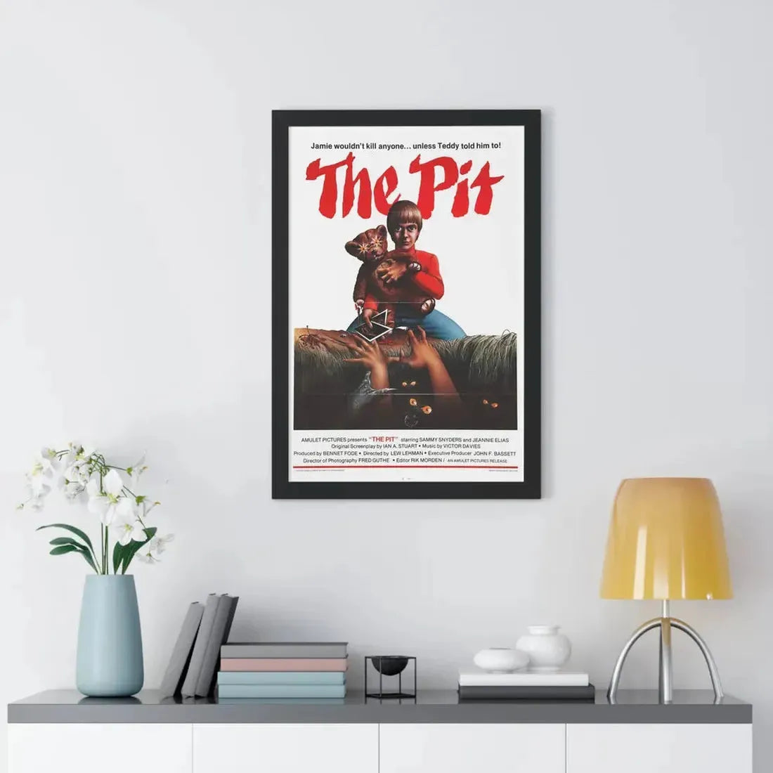 THE PIT 1981 - Framed Movie Poster - The Sticker Space