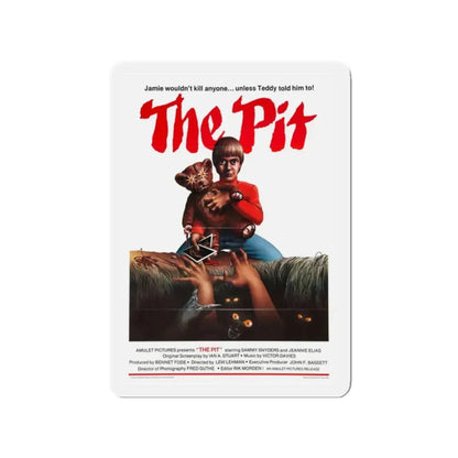 THE PIT 1981 Movie Poster - Refrigerator Magnet 2 Inch Die-Cut - The Sticker Space