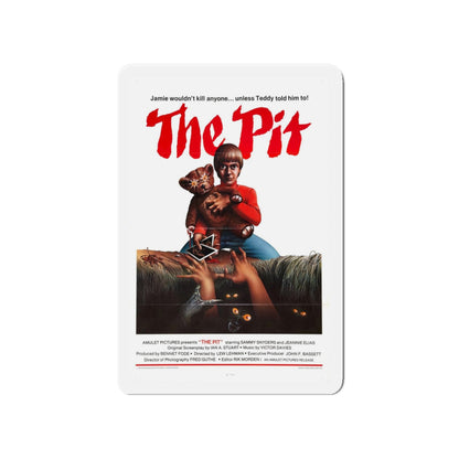 THE PIT 1981 Movie Poster - Refrigerator Magnet-4" x 4"-The Sticker Space