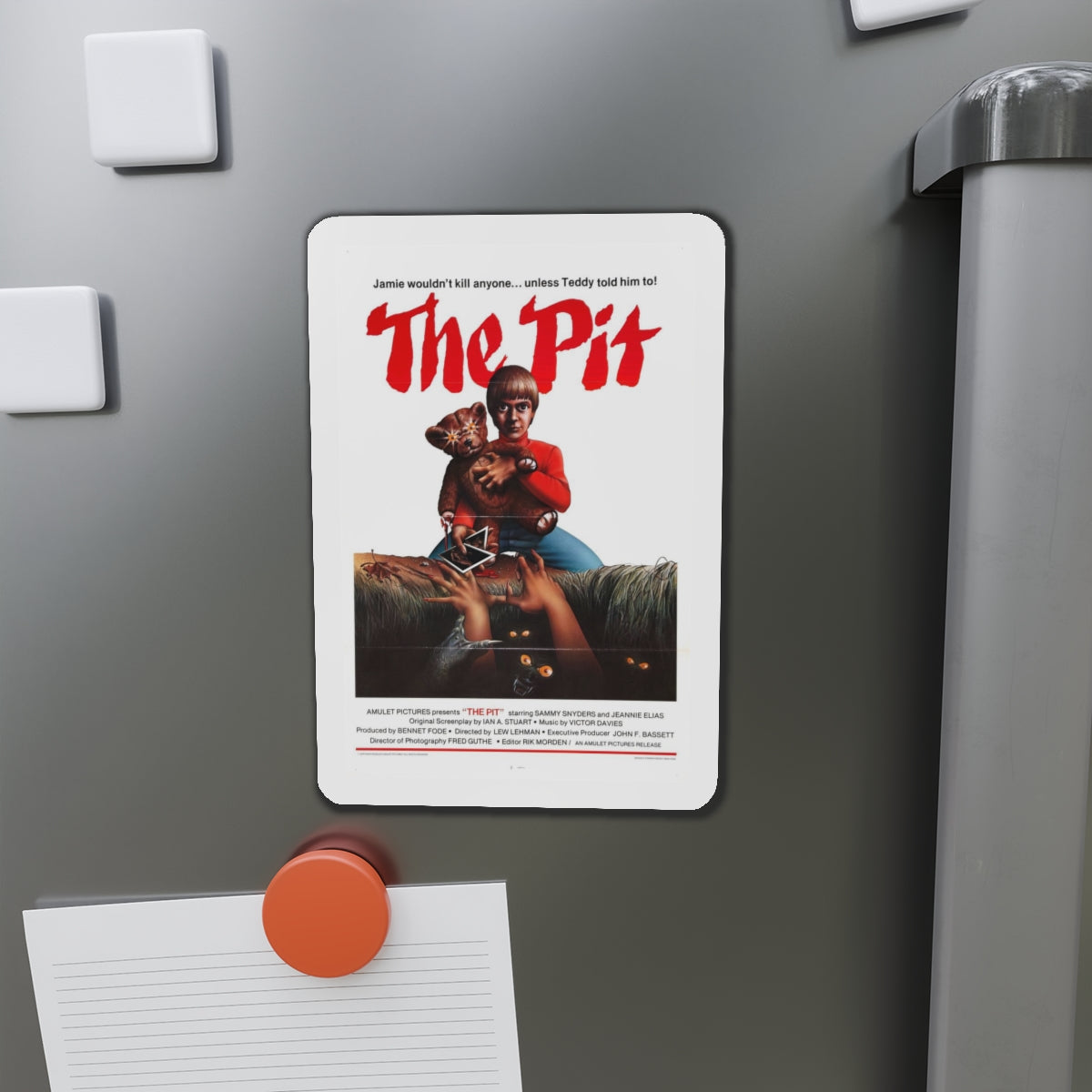 THE PIT 1981 Movie Poster - Refrigerator Magnet-The Sticker Space