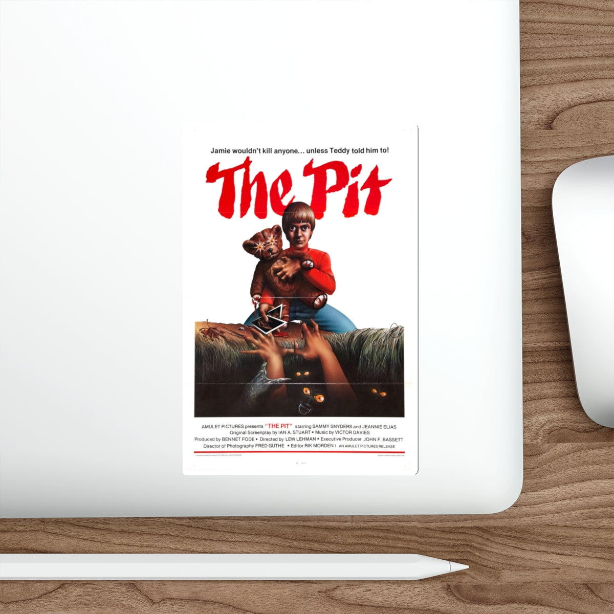 THE PIT 1981 Movie Poster STICKER Vinyl Die-Cut Decal-The Sticker Space