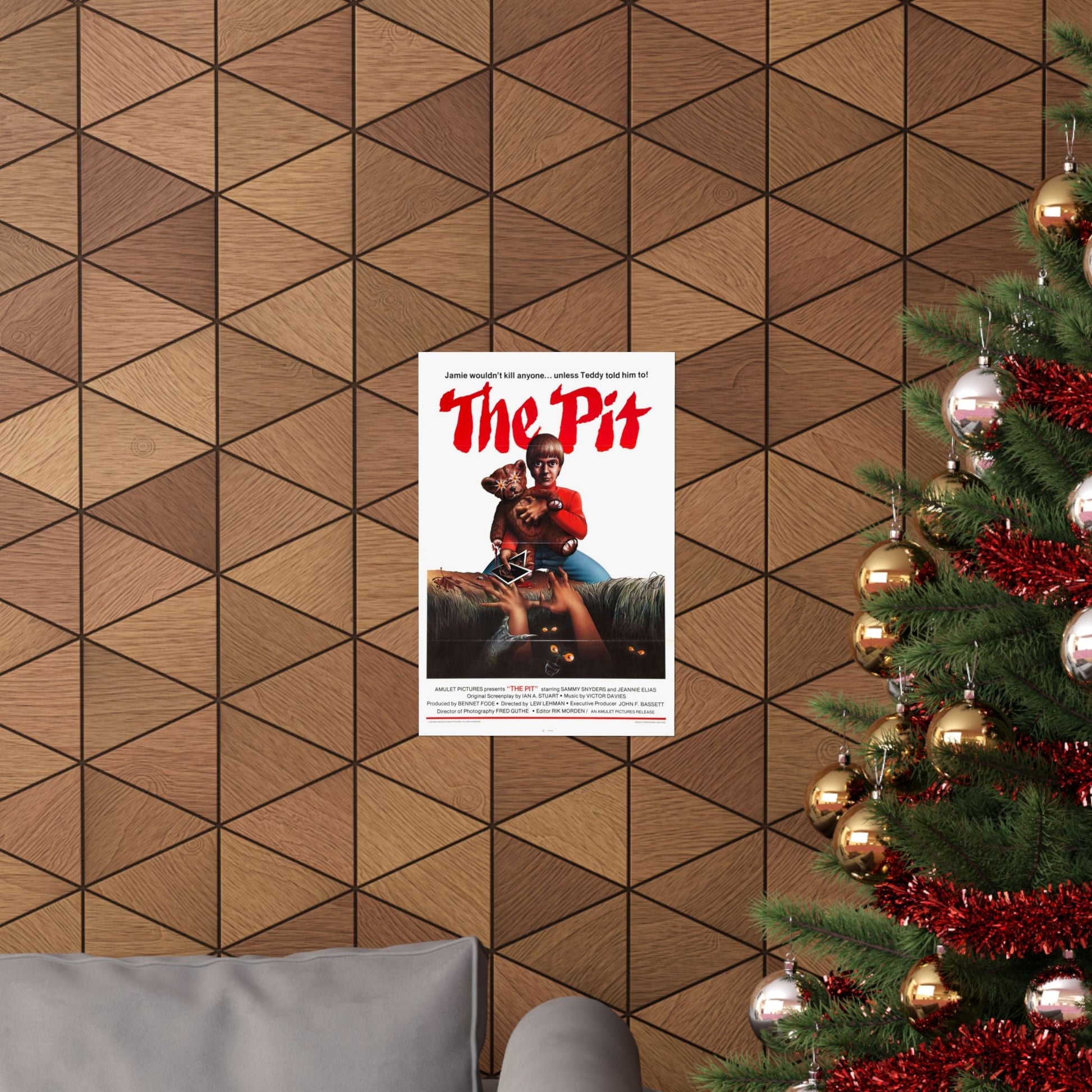 THE PIT 1981 - Paper Movie Poster-The Sticker Space