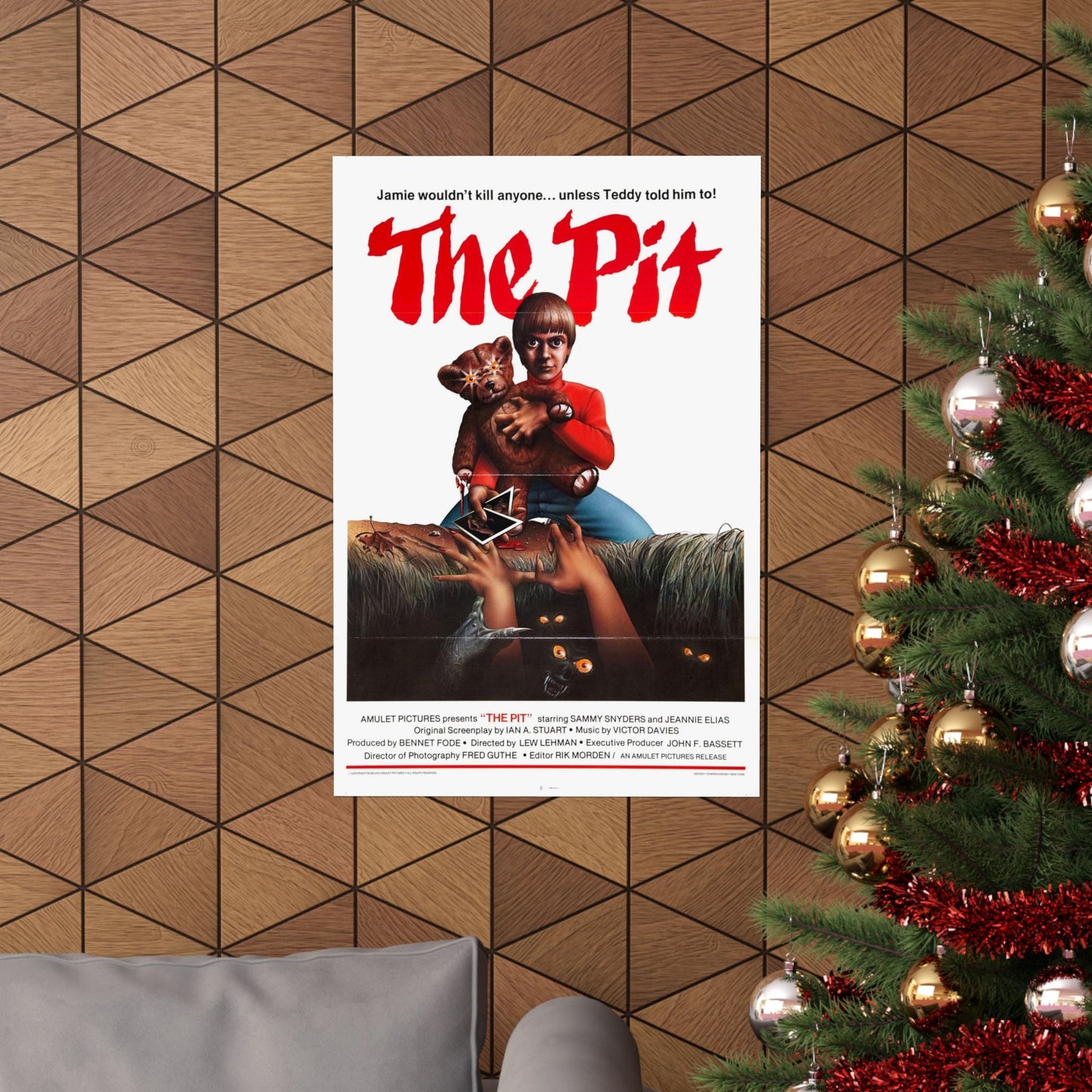 THE PIT 1981 - Paper Movie Poster-The Sticker Space