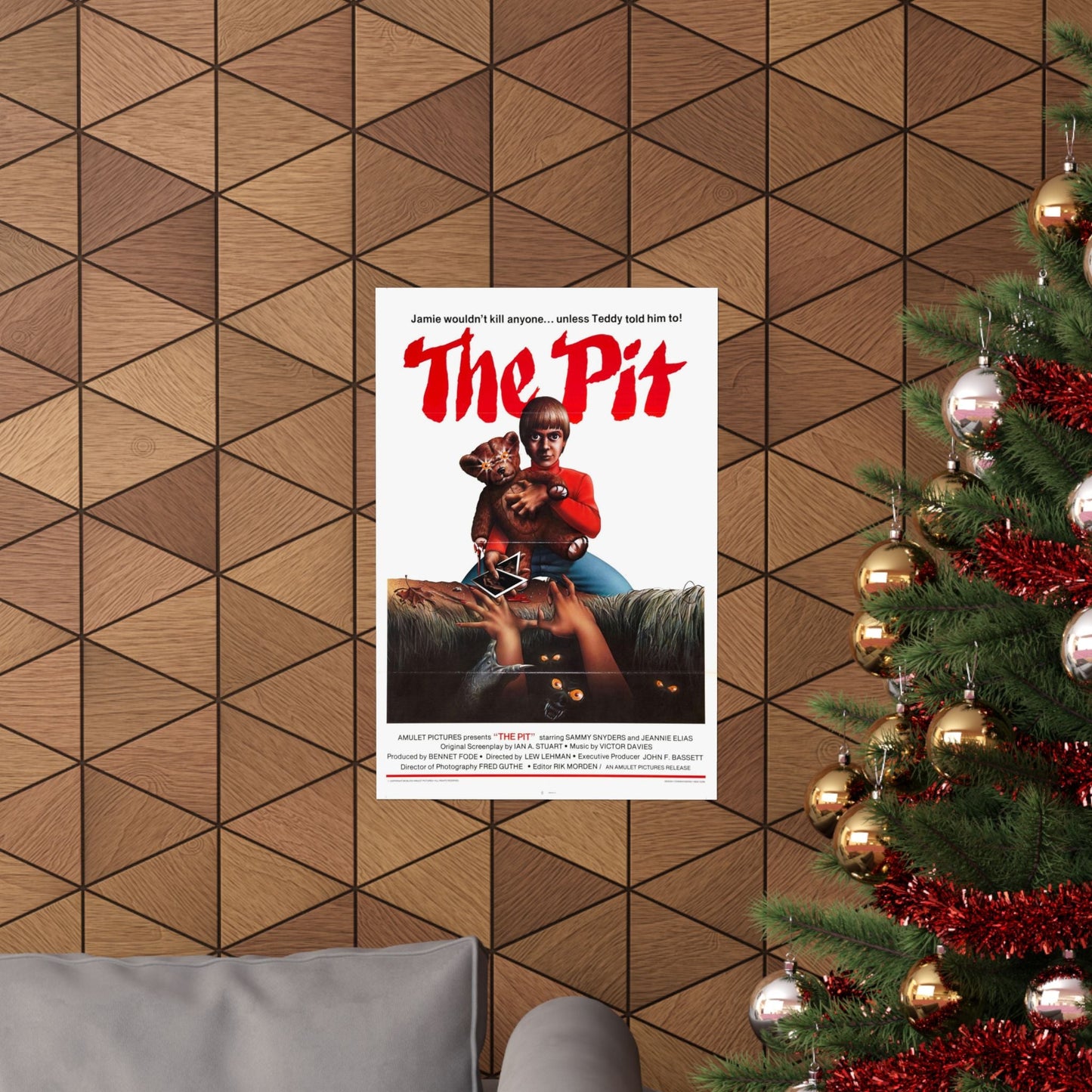 THE PIT 1981 - Paper Movie Poster-The Sticker Space