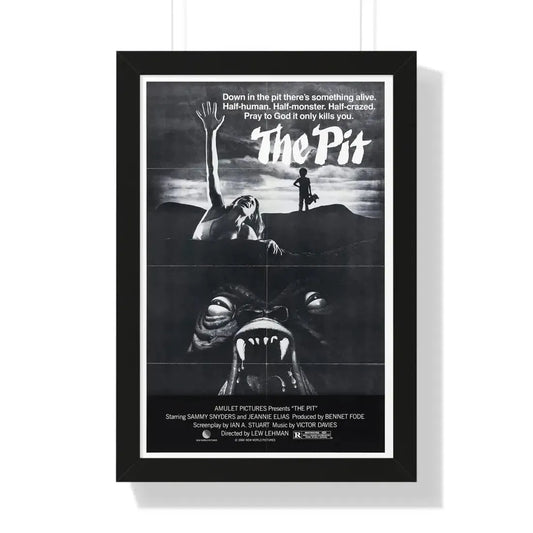 THE PIT (2) 1981 - Framed Movie Poster 16″ x 24″ Black - The Sticker Space