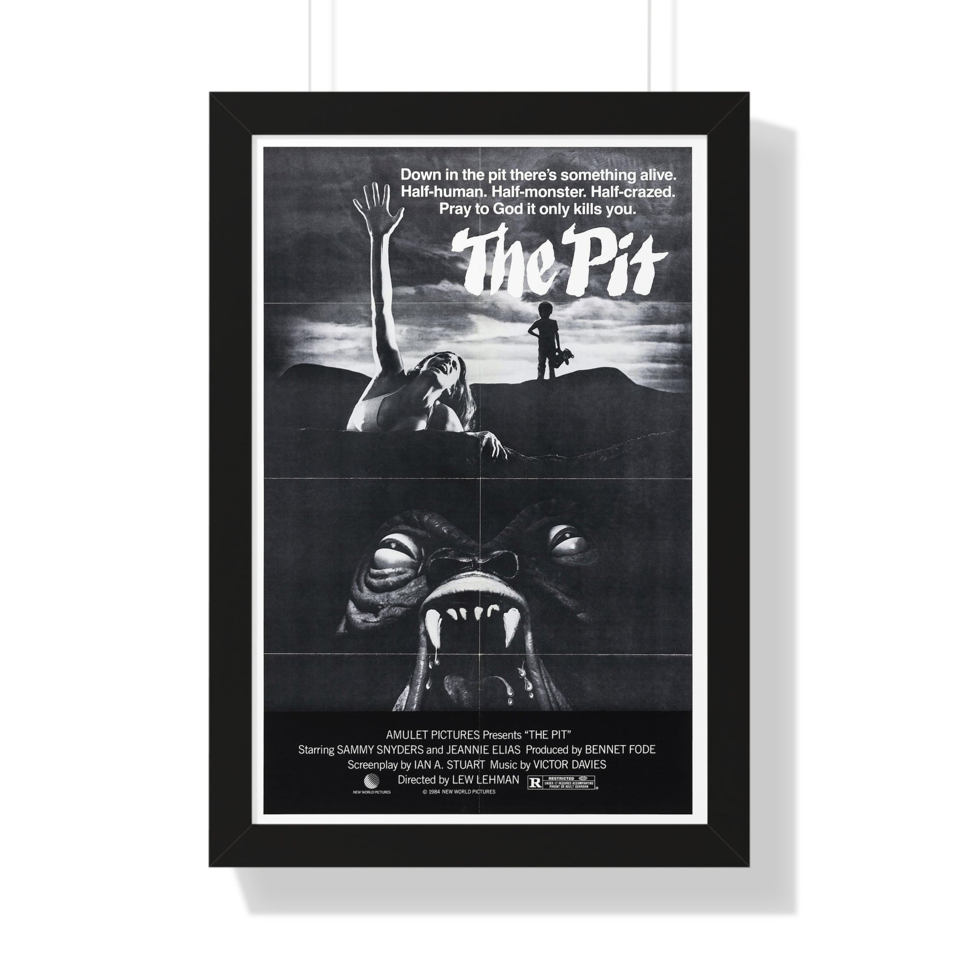 THE PIT (2) 1981 - Framed Movie Poster-16″ x 24″-The Sticker Space