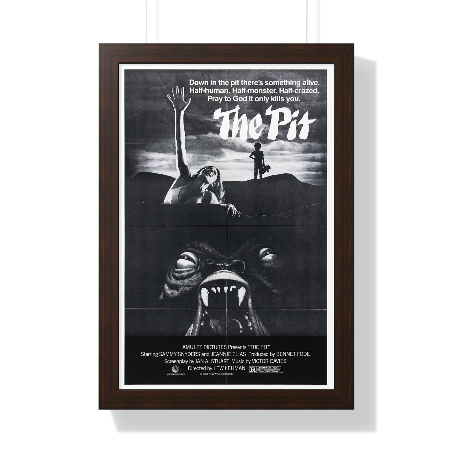 THE PIT (2) 1981 - Framed Movie Poster-16″ x 24″-The Sticker Space