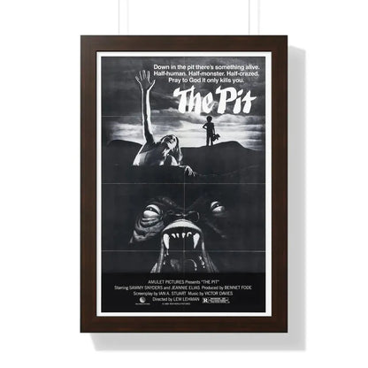 THE PIT (2) 1981 - Framed Movie Poster 16″ x 24″ Walnut - The Sticker Space