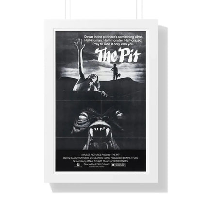 THE PIT (2) 1981 - Framed Movie Poster 16″ x 24″ White - The Sticker Space