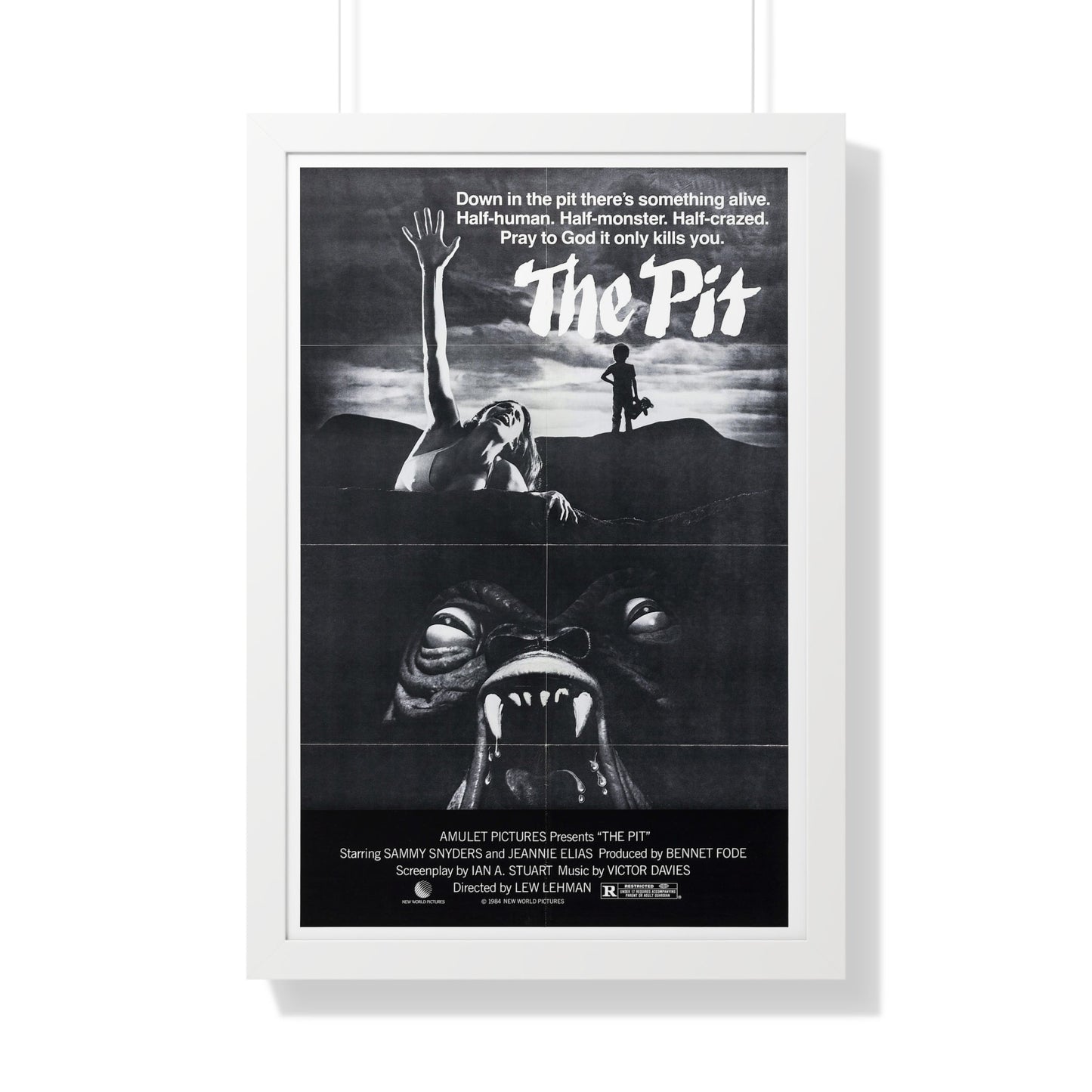 THE PIT (2) 1981 - Framed Movie Poster-20" x 30"-The Sticker Space