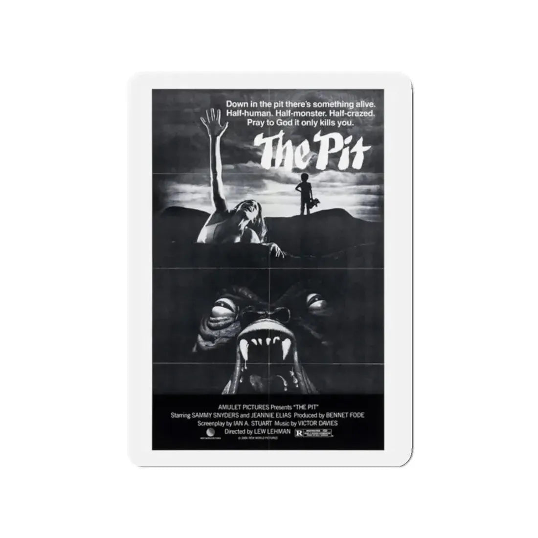 THE PIT (2) 1981 Movie Poster - Refrigerator Magnet 2 Inch Die-Cut - The Sticker Space