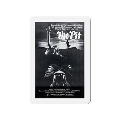 THE PIT (2) 1981 Movie Poster - Refrigerator Magnet 3 Inch Die-Cut - The Sticker Space