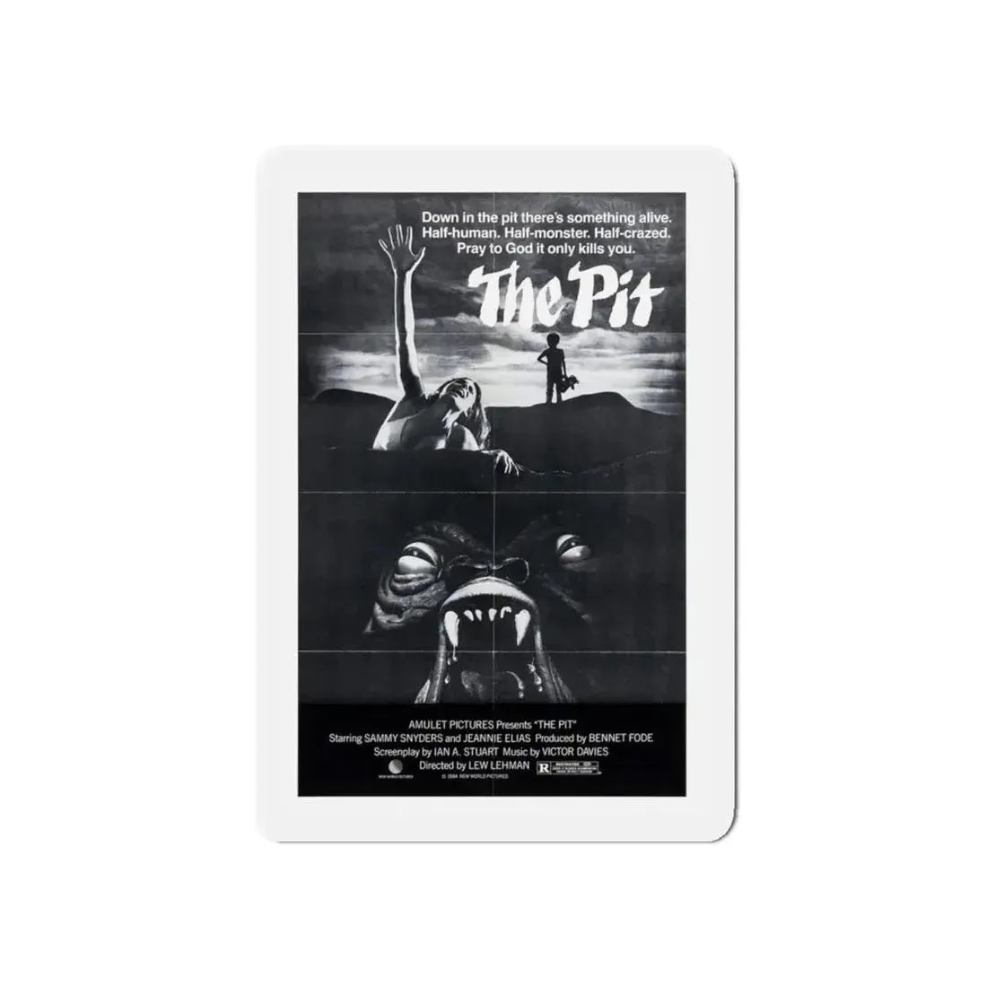 THE PIT (2) 1981 Movie Poster - Refrigerator Magnet 5 Inch Die-Cut - The Sticker Space