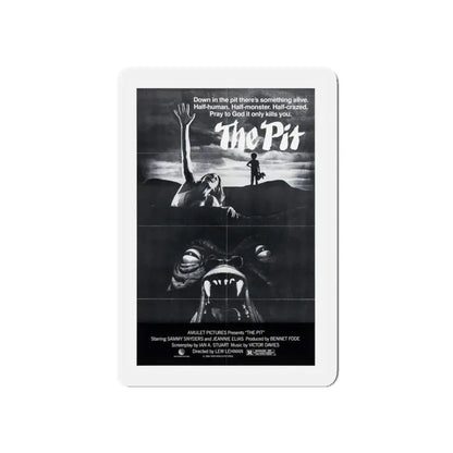 THE PIT (2) 1981 Movie Poster - Refrigerator Magnet 5 Inch Die-Cut - The Sticker Space