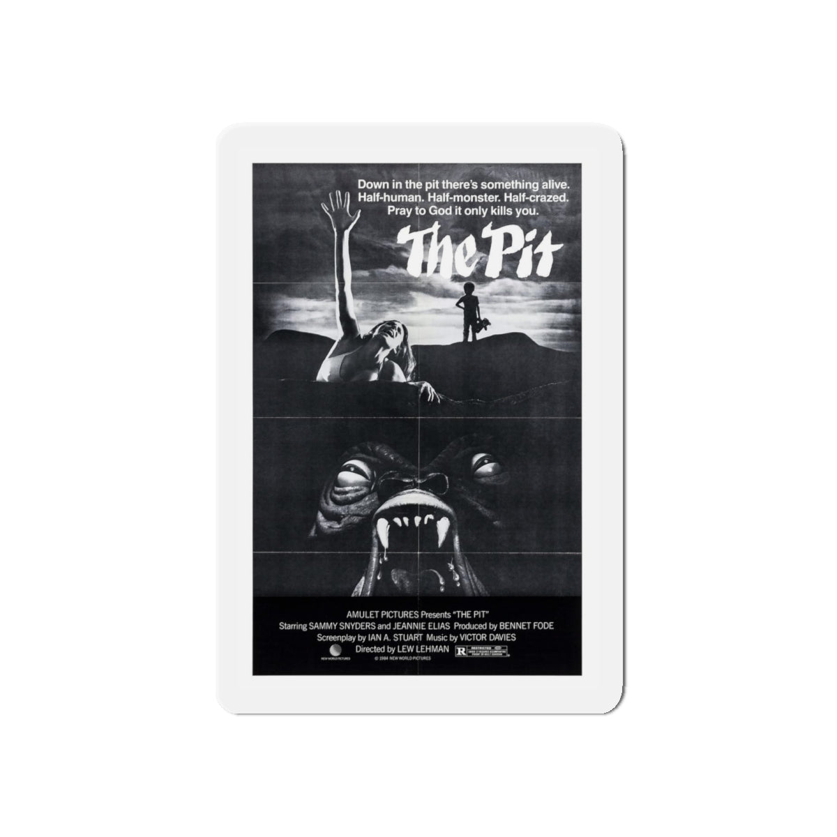 THE PIT (2) 1981 Movie Poster - Refrigerator Magnet-5" x 5"-The Sticker Space