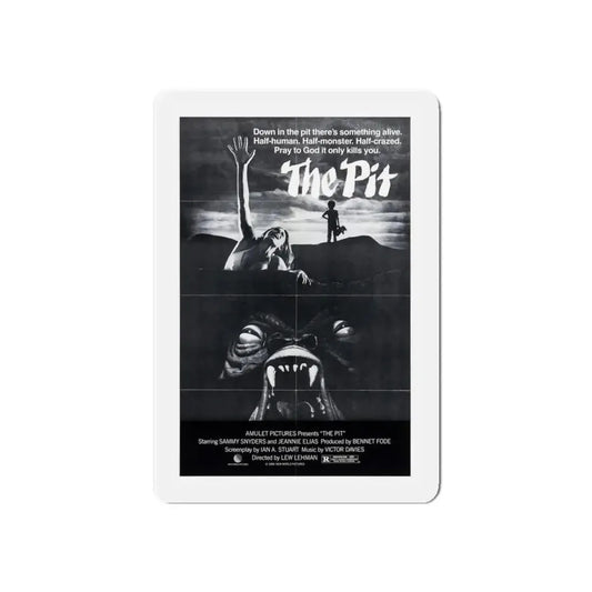 THE PIT (2) 1981 Movie Poster - Refrigerator Magnet 6 Inch Die-Cut - The Sticker Space
