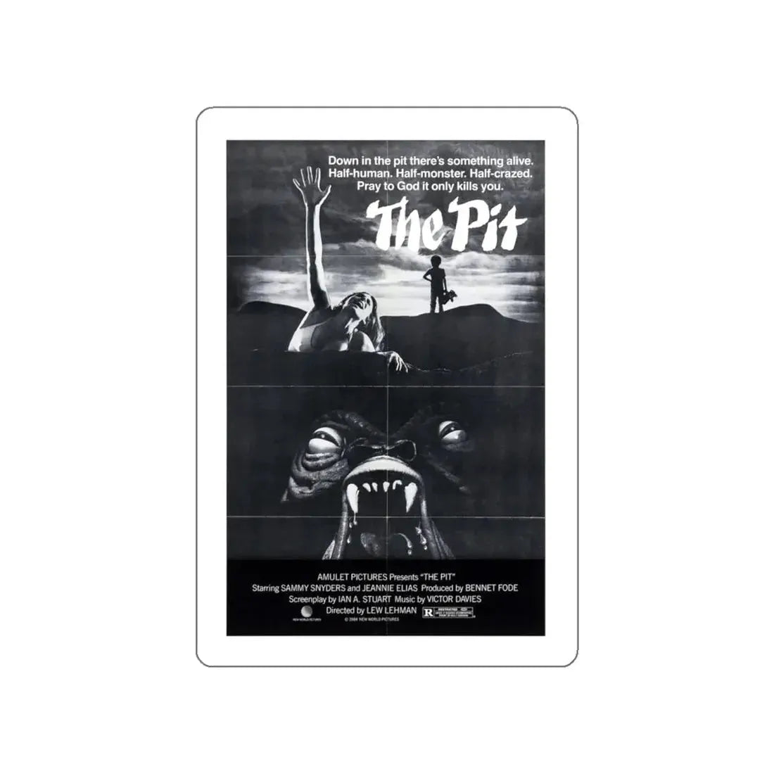 THE PIT (2) 1981 Movie Poster STICKER Vinyl Die-Cut Decal 6 Inch - The Sticker Space