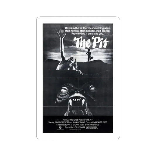 THE PIT (2) 1981 Movie Poster - STICKER Vinyl Kiss-Cut Decal 2 Inch White - The Sticker Space