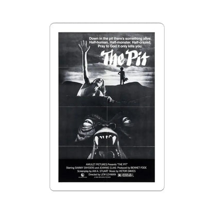 THE PIT (2) 1981 Movie Poster - STICKER Vinyl Kiss-Cut Decal 4 Inch White - The Sticker Space