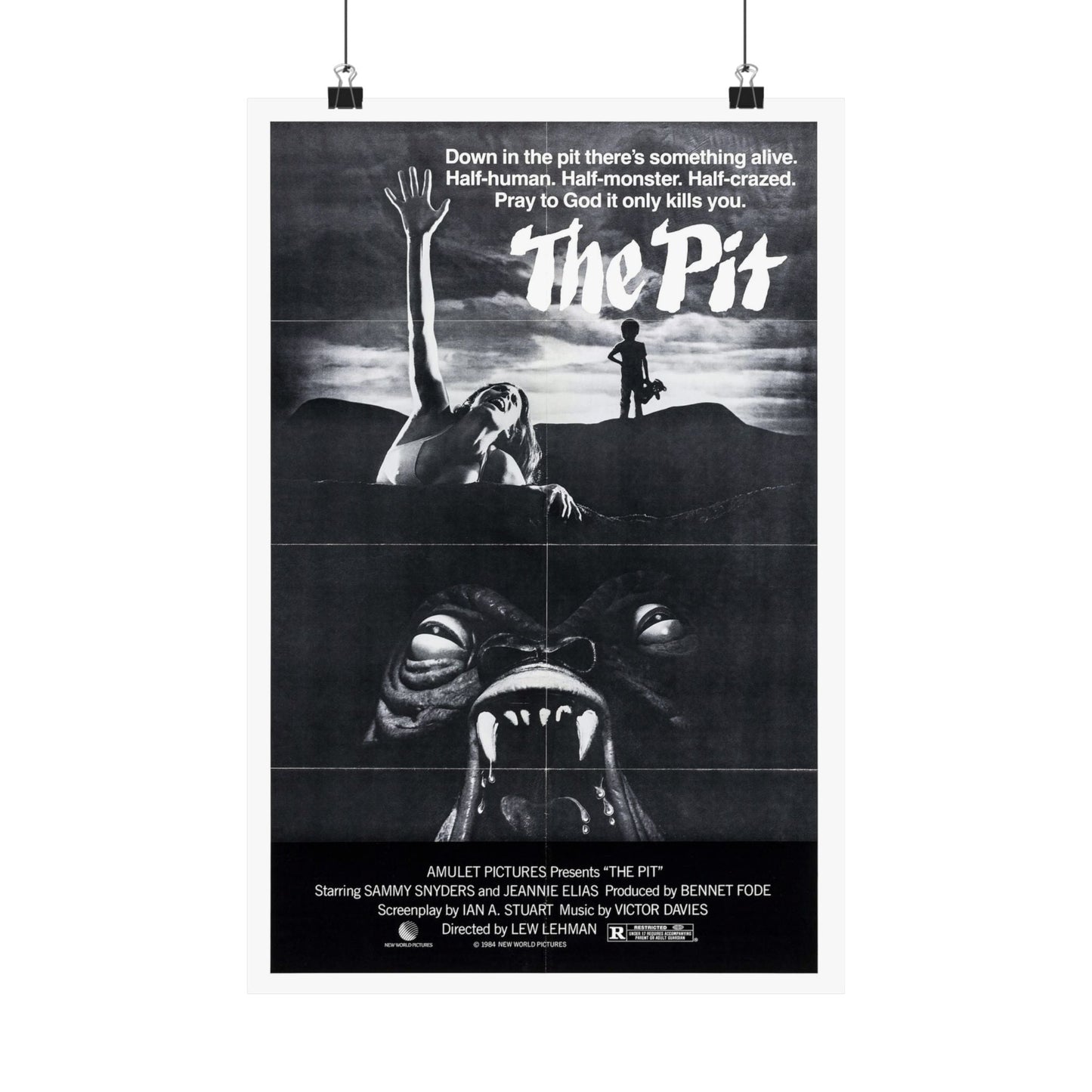 THE PIT (2) 1981 - Paper Movie Poster-12″ x 18″-The Sticker Space