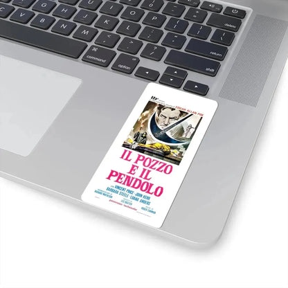 THE PIT AND THE PENDULUM (ITALIAN) 1961 Movie Poster - STICKER Vinyl Kiss-Cut Decal - The Sticker Space