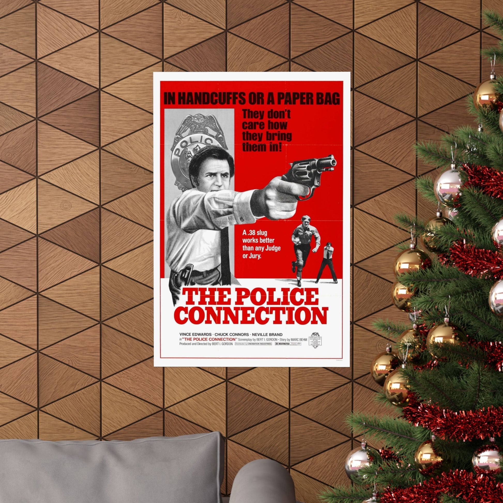 THE POLICE CONNECTION (THE MAD BOMBER) 1973 - Paper Movie Poster-The Sticker Space