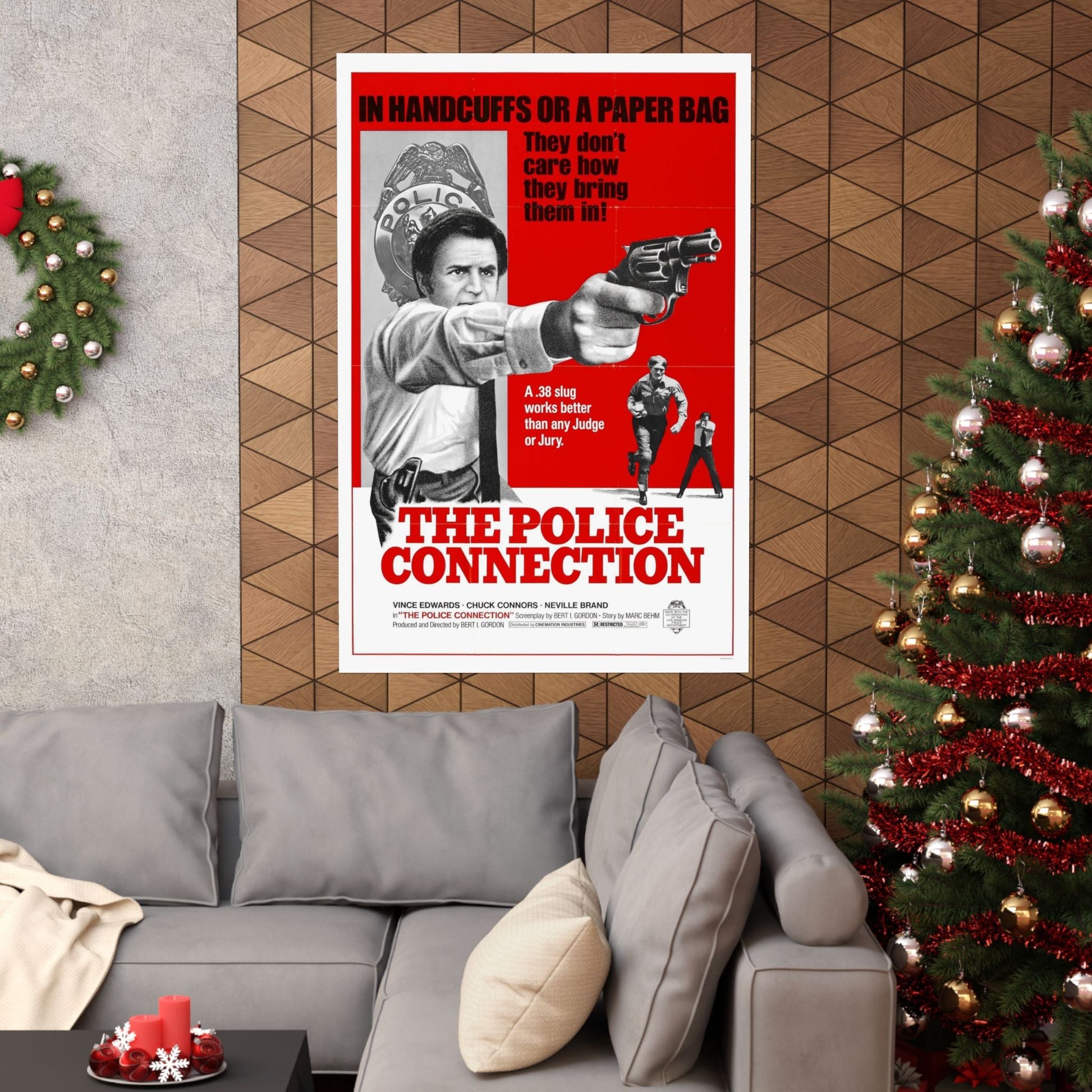 THE POLICE CONNECTION (THE MAD BOMBER) 1973 - Paper Movie Poster-The Sticker Space