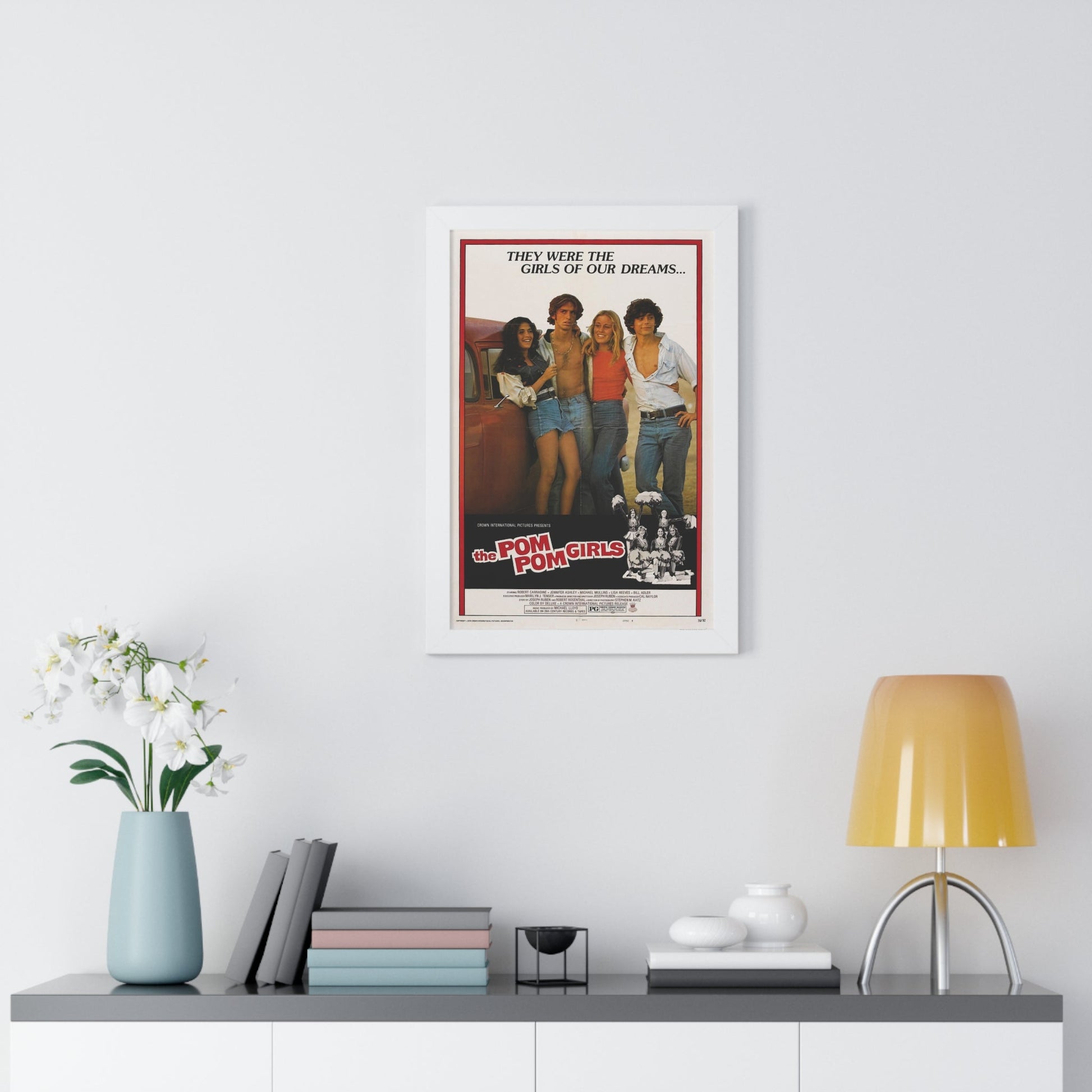 THE POM POM GIRLS 1976 - Framed Movie Poster-The Sticker Space