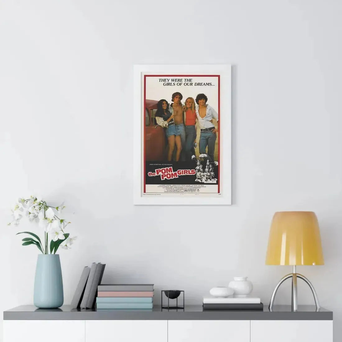 THE POM POM GIRLS 1976 - Framed Movie Poster - The Sticker Space