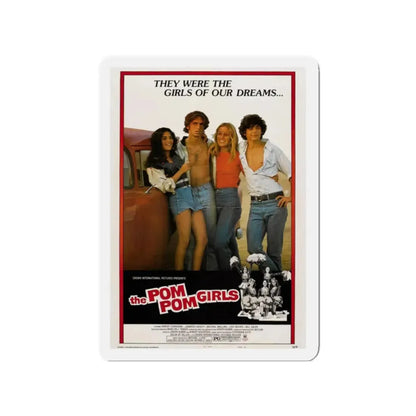 THE POM POM GIRLS 1976 Movie Poster - Refrigerator Magnet 2 Inch - The Sticker Space