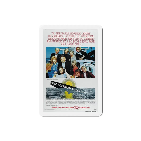 The Poseidon Adventure 1972 Movie Poster Refrigerator Magnet 2 Inch - The Sticker Space