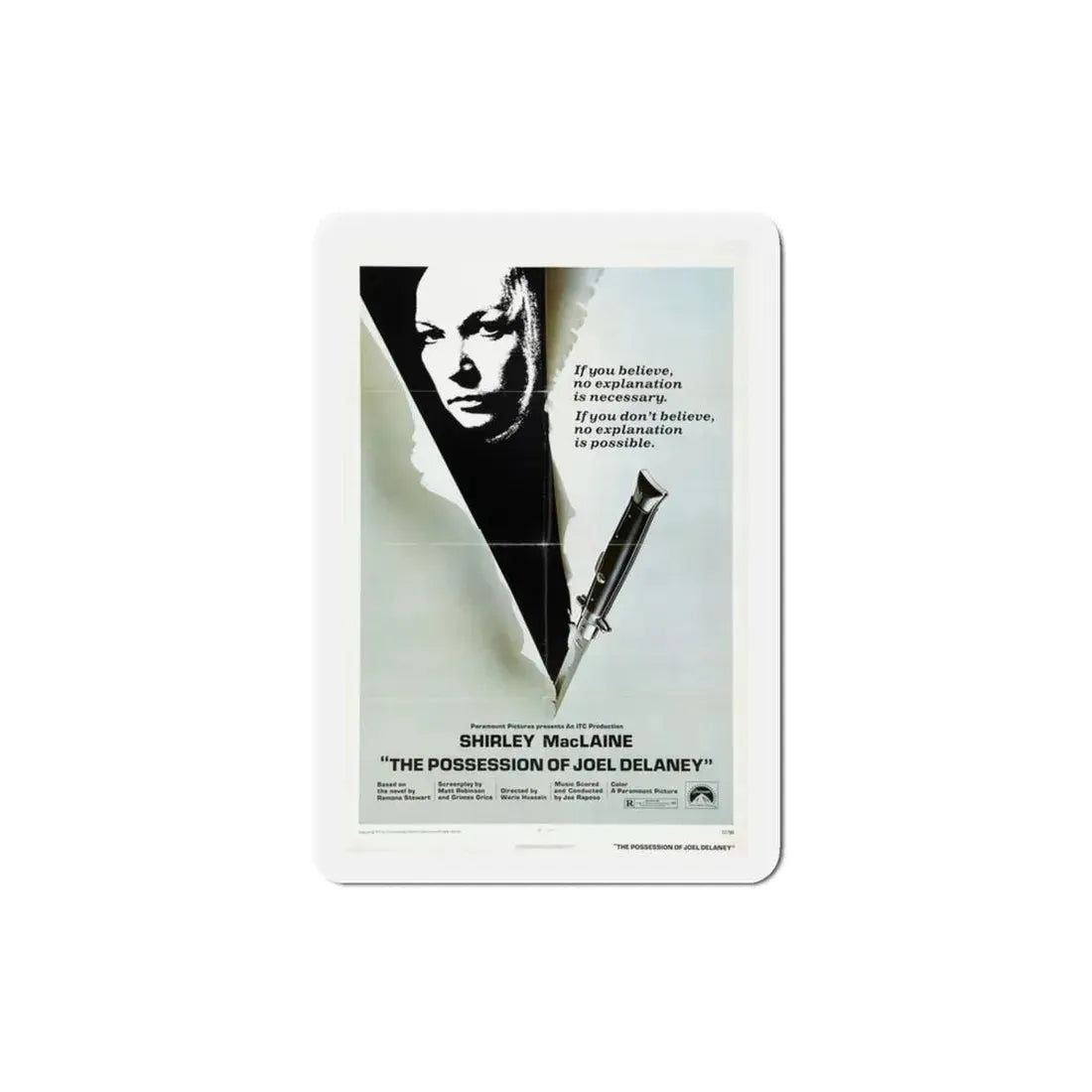 The Possession of Joel Delaney 1972 Movie Poster Refrigerator Magnet 3 Inch - The Sticker Space