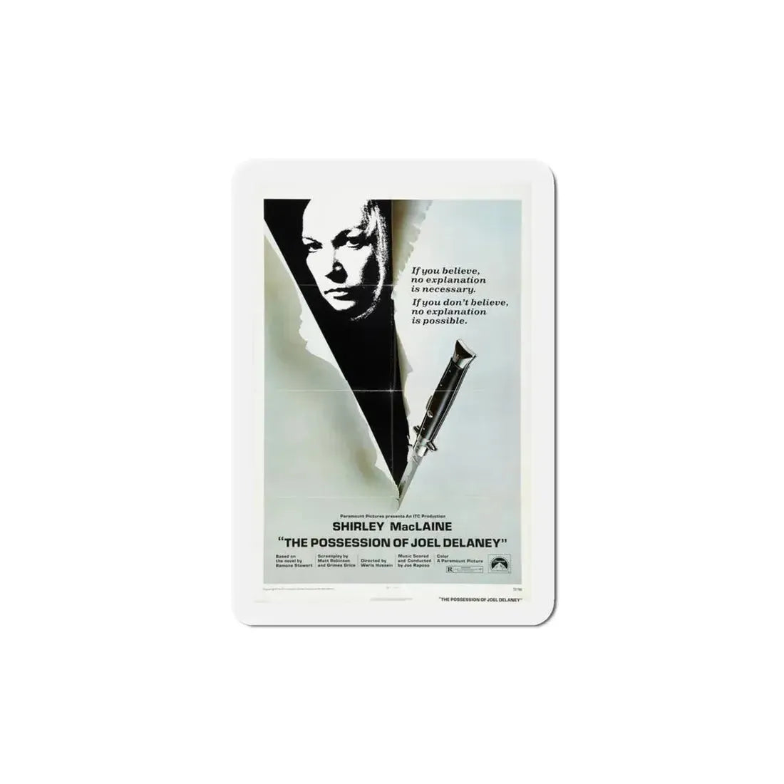 The Possession of Joel Delaney 1972 Movie Poster Refrigerator Magnet 5 Inch - The Sticker Space
