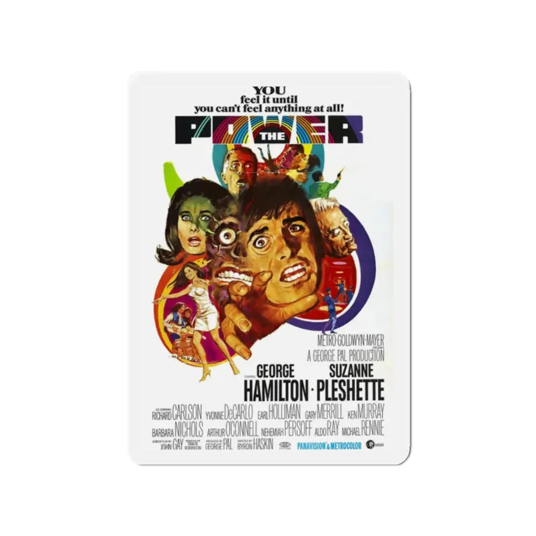 THE POWER 1968 Movie Poster - Refrigerator Magnet 2 Inch - The Sticker Space