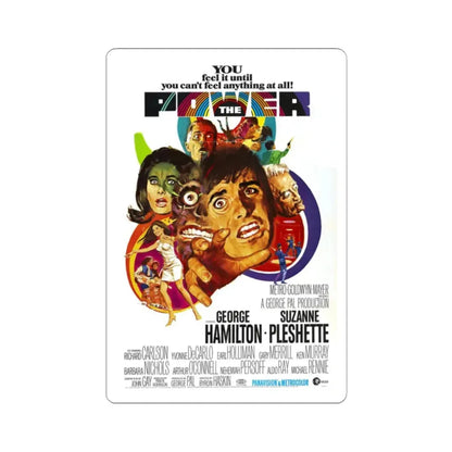 THE POWER 1968 Movie Poster - STICKER Vinyl Kiss-Cut Decal 2 Inch White - The Sticker Space
