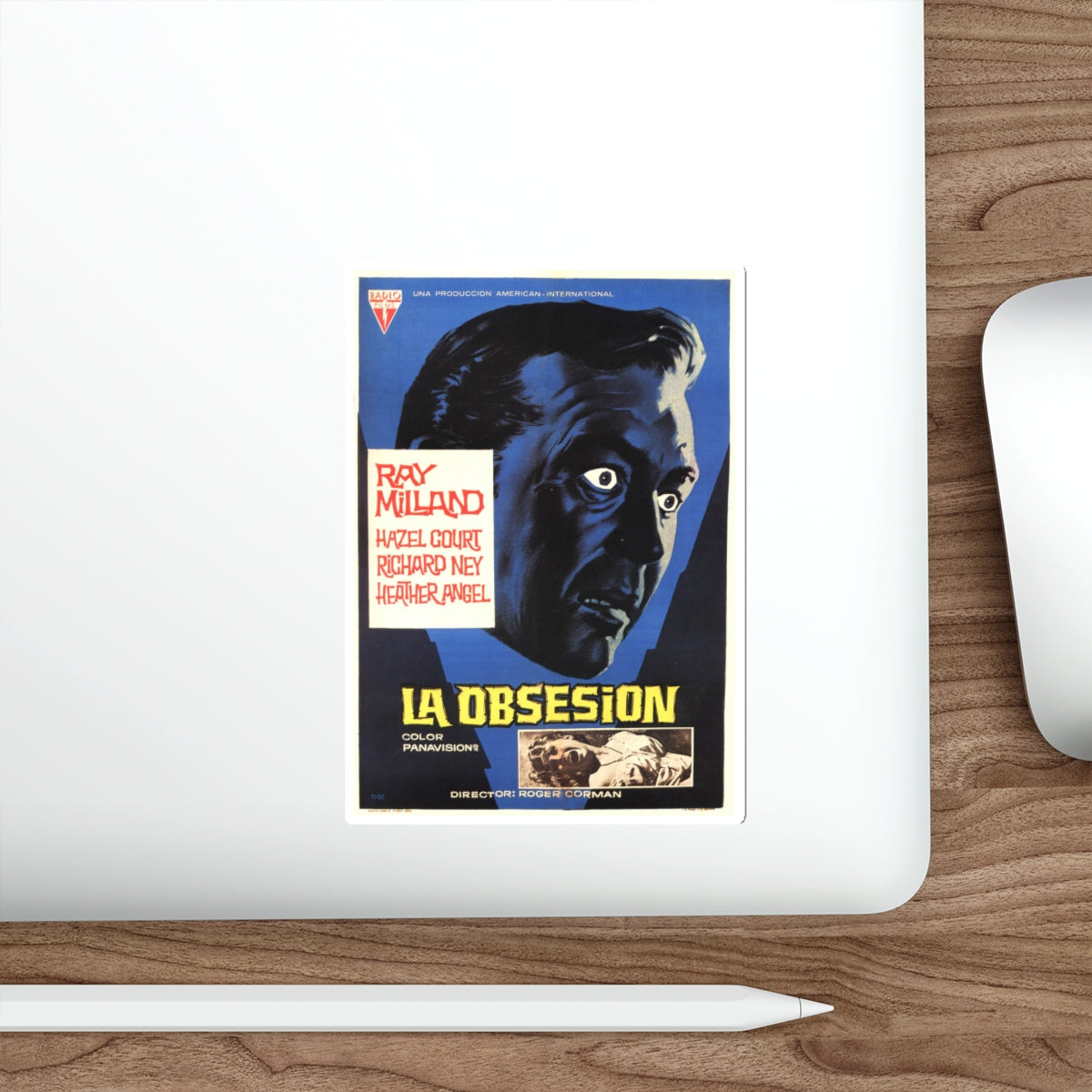 THE PREMATURE BURIAL (FRENCH) 1962 Movie Poster STICKER Vinyl Die-Cut Decal-The Sticker Space